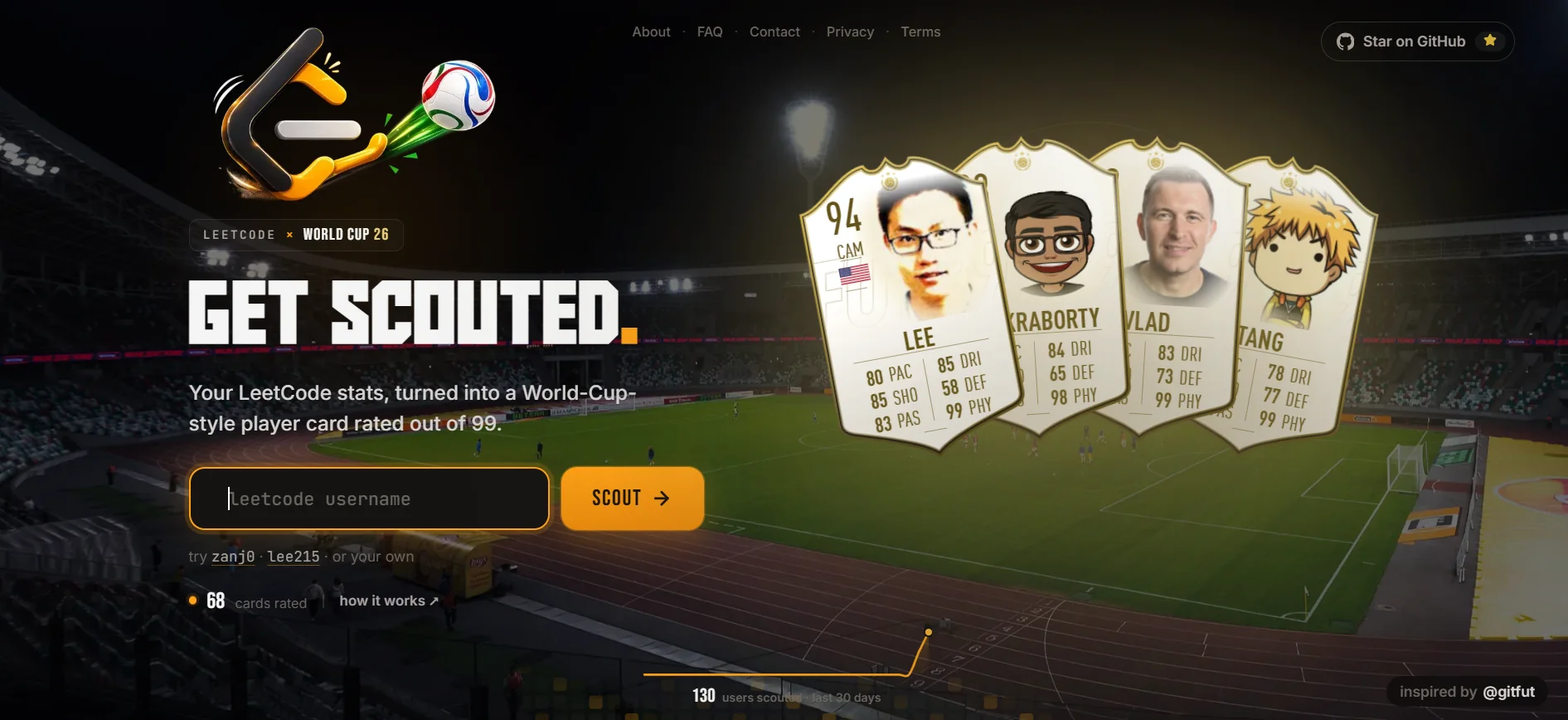 LeetFut screenshot